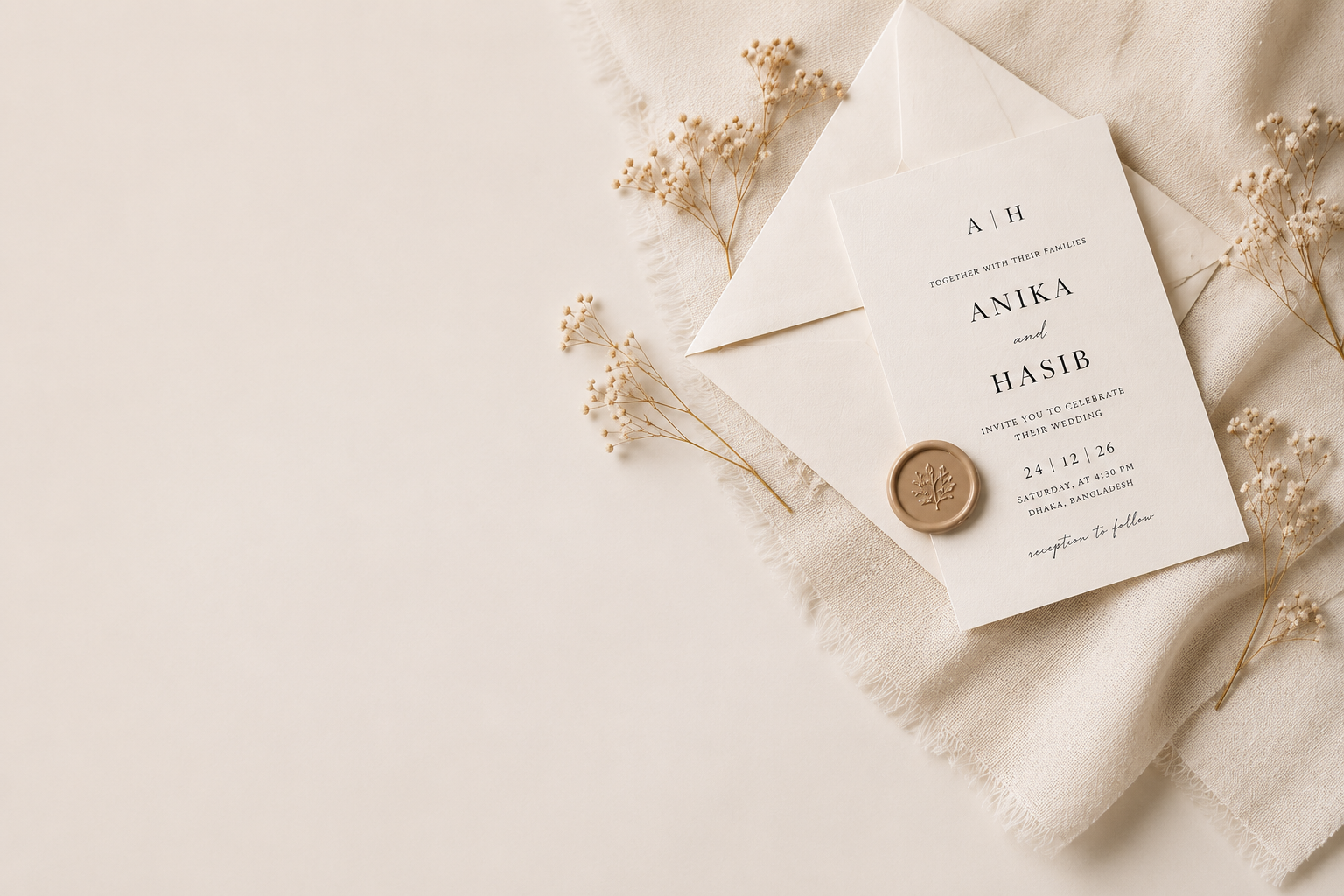 Wedding stationery collection